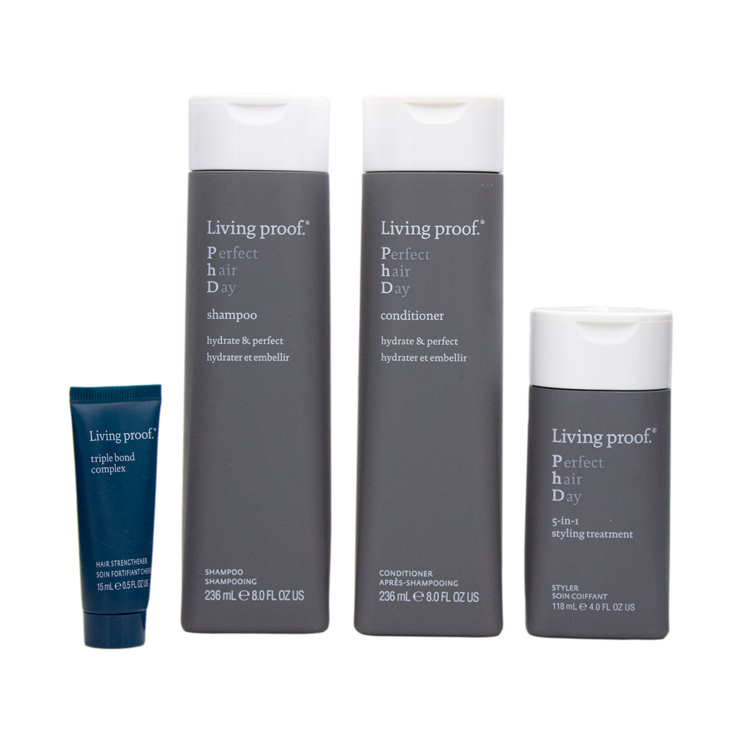LIVING PROOF REVEAL HYDRATION SPARK JOY PHD SET (SET PARA CUIDADO DEL CABELLO)